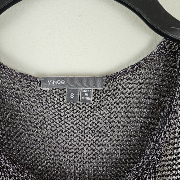 Vince. Size Small Sleeveless Mesh Top Boho Festival - Picture 3 of 4